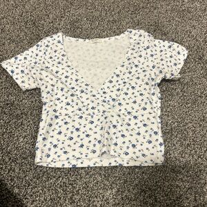 Crooked Floral Top XS